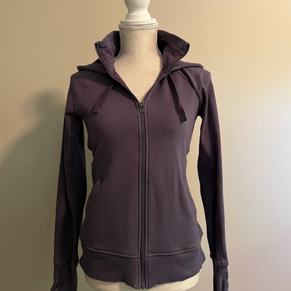 Women's Purple Zip-Up Hoodie
